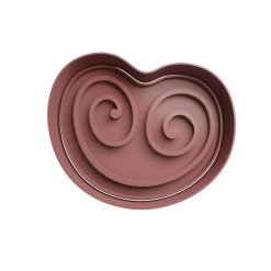 Palmerita de Hojaldre Cortador de Galletas STL
