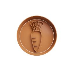 Zanahoria Cortador de Galletas STL 3