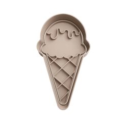 Helado de 1 Bochas Cortador de Galletas STL