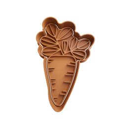 Zanahoria Cortador de Galletas STL 2