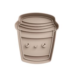 Vaso de Café para Llevar Cute Cortador de Galletas STL