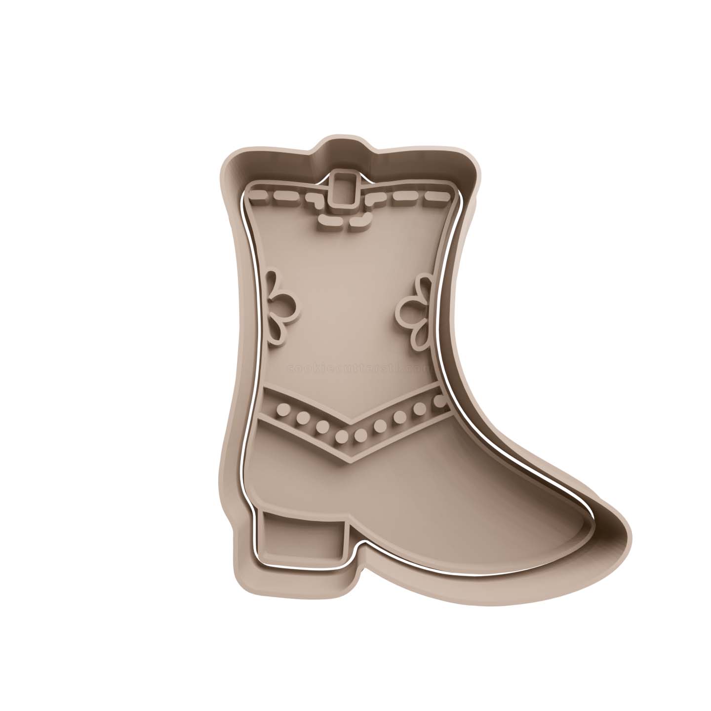 Botas de Vaquero Cortador de Galletas STL