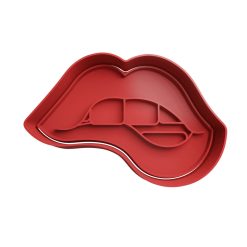 Labios Cortador de Galletas STL