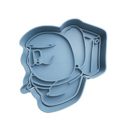 Deformito Papa Cortador de Galletas STL