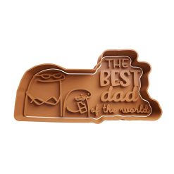Deformito -The BEST dad of the world Cortador de Galletas STL