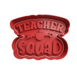 Teacher Squad Cortador de Galletas STL