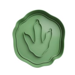 Huella de Dinosaurio Cortador de Galletas STL