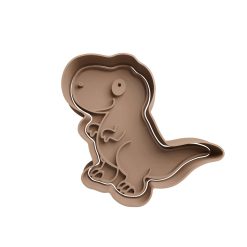 Tiranosaurio Rex Dinosaurio Cortador de Galletas STL