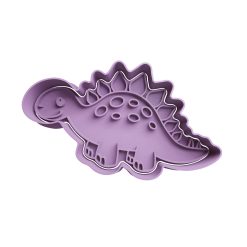 Stegosaurio dinosaurio Cortador de Galletas STL