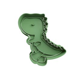 Tiranosaurio Rex Dinosaurio Cortador de Galletas STL 3