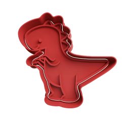 Tiranosaurio Rex Cortador de Galletas STL