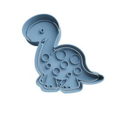 Diplodocus Cortador de Galletas STL 3