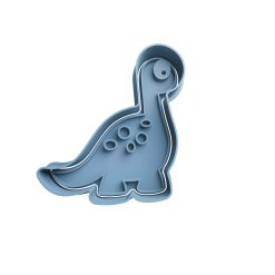 Diplodocus Cortador de Galletas STL 8