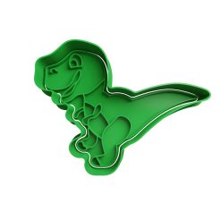 Tiranosaurio Rex Cortador de Galletas STL 7