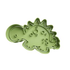 Stegosaurio Cortador de Galletas STL 3