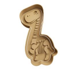 Fósil de Diplodocus Cortador de Galletas STL