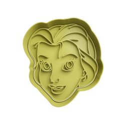 Bella Cabeza Cortador de Galletas STL