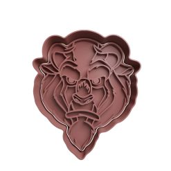 Bestia Cabeza Cortador de Galletas STL