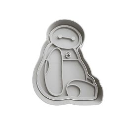 Baymax Cortador de Galletas STL 3