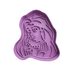 Rapunzel Cortador de Galletas STL 5