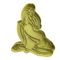 Rapunzel Cortador de Galletas STL 4