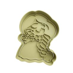 Rapunzel Cute Cortador de Galletas STL