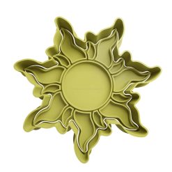 Sol Enredados Cortador de Galletas STL