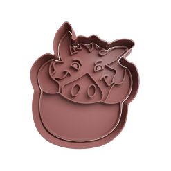Pumbaa Cortador de Galletas STL