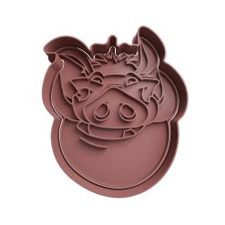 Pumbaa Cortador de Galletas STL 2