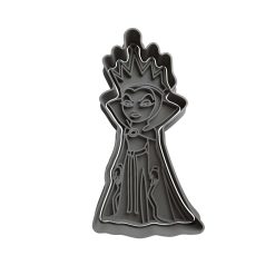 Grimhilde Reina Malvada Cortador de Galletas STL