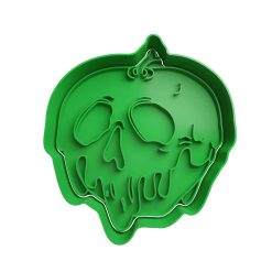 Manzana Envenenada Cortador de Galletas STL 2