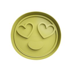 😍Emoticono Enamorado Cortador de Galletas STL