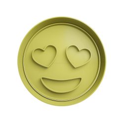 😍Emoticono Enamorado Cortador de Galletas STL