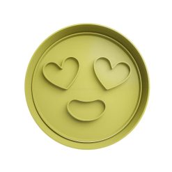 😍Emoticono Enamorado Cortador de Galletas STL