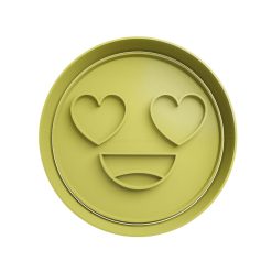 😍Emoticono Enamorado Cortador de Galletas STL
