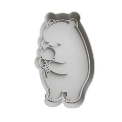 Oso Polar Cortador de Galletas STL 2