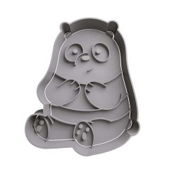 Oso Panda Cortador de Galletas STL