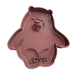 Oso Pardo Cortador de Galletas STL