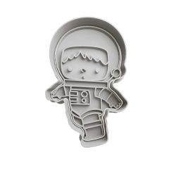 Astronauta Cortador de Galletas STL 2