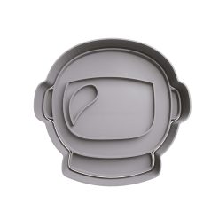 Astronauta Casco Cortador de Galletas STL