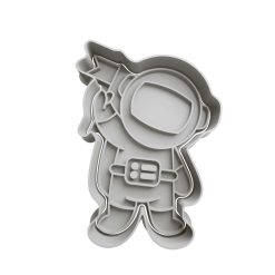 Astronauta Cortador de Galletas STL 5