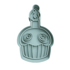 Cupcake Cortador de Galletas STL
