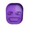 Hombre Morado Cortador de Galletas STL