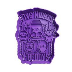 Five Nights at Freddy’s Logo Cortador de Galletas STL
