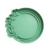 Circulo con Hojas Cortador de Galletas STL 7