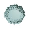 Circulo con Hojas Cortador de Galletas STL
