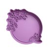 Circulo con Hojas Cortador de Galletas STL