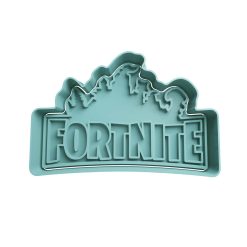 Fortnite Logo Cortador de Galletas STL