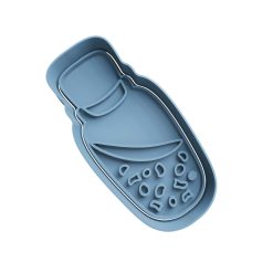 Poción de Escudo Pequeña Cortador de Galletas STL