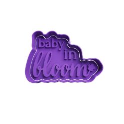 Baby in bloom Cortador de Galletas STL